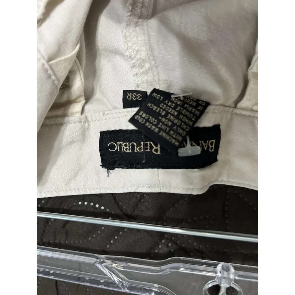 Banana Republic Cargo Pant Utility Khaki‎ Men’s 33R Vintage Y2K 90s